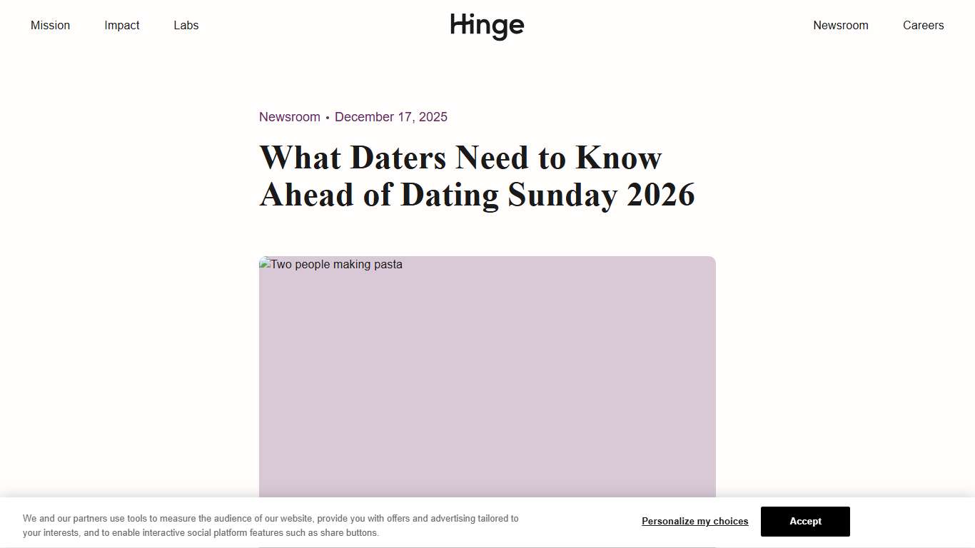 What Daters Need to Know Ahead of Dating Sunday 2026 Hinge